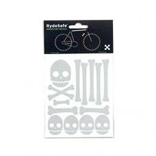 RydeSafe Reflective Decals Skull & Bones Kit - B01N8XZF65